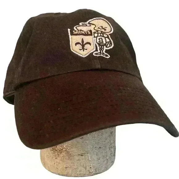 NFL Saints New Orleans Team Cap Womens Retro Mascot Adjustable - Picture 2 of 10